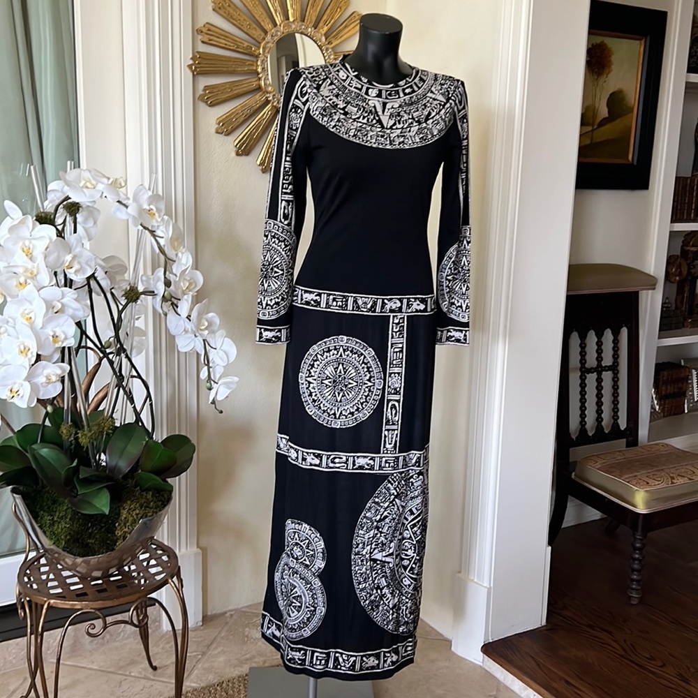 Vintage Paganne Aztec calendar Maxi